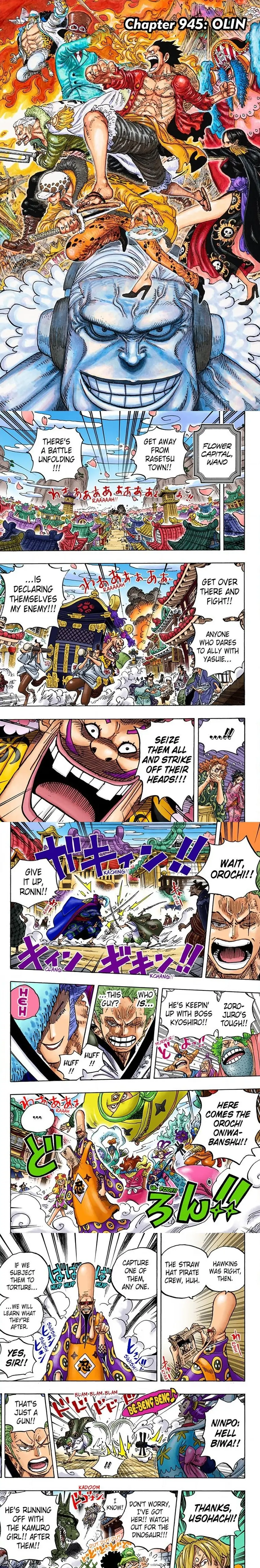 One Piece Digital Colored Chapter 945 image 1